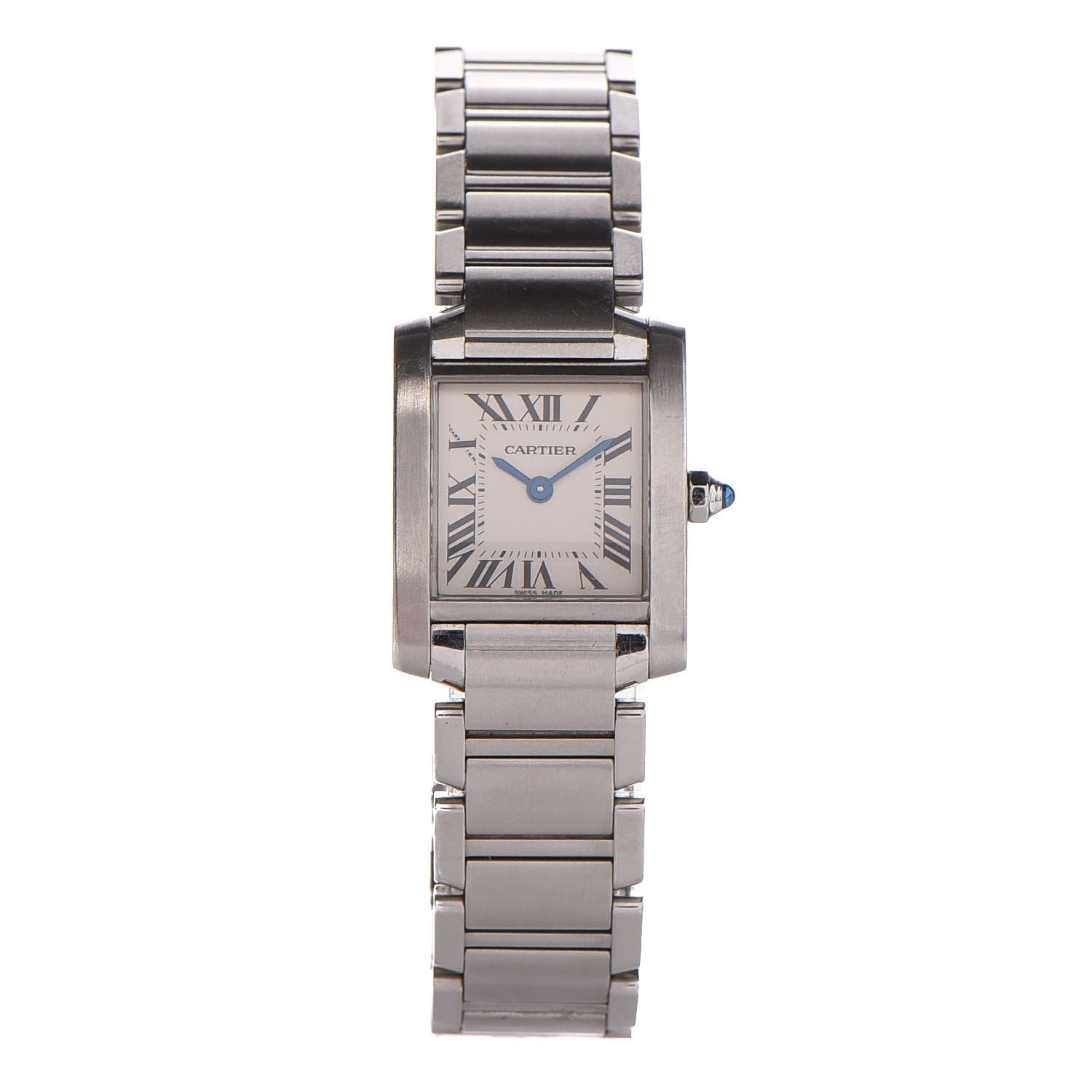 Cartier Stainless Steel 20mm Tank Francaise Quartz Watch 1 of 9