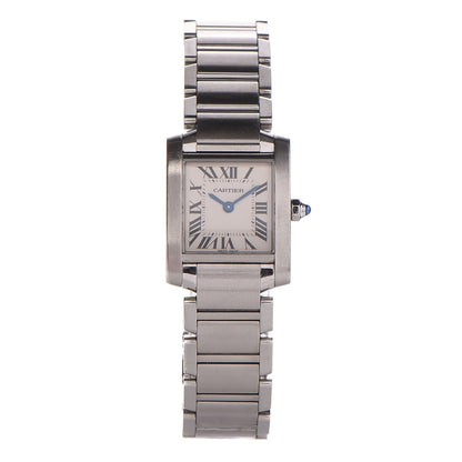Cartier Stainless Steel 20mm Tank Francaise Quartz Watch 1 of 9
