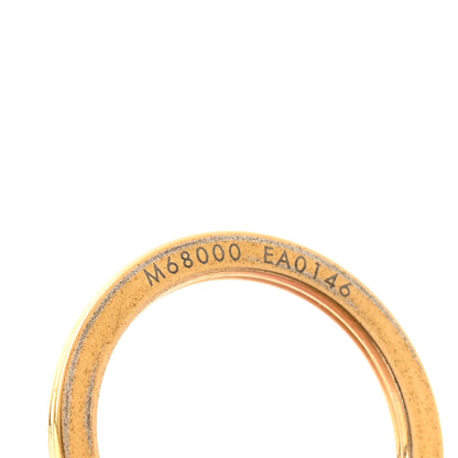 Louis Vuitton LV Circle Bag Charm Key Holder Gold 4 of 5