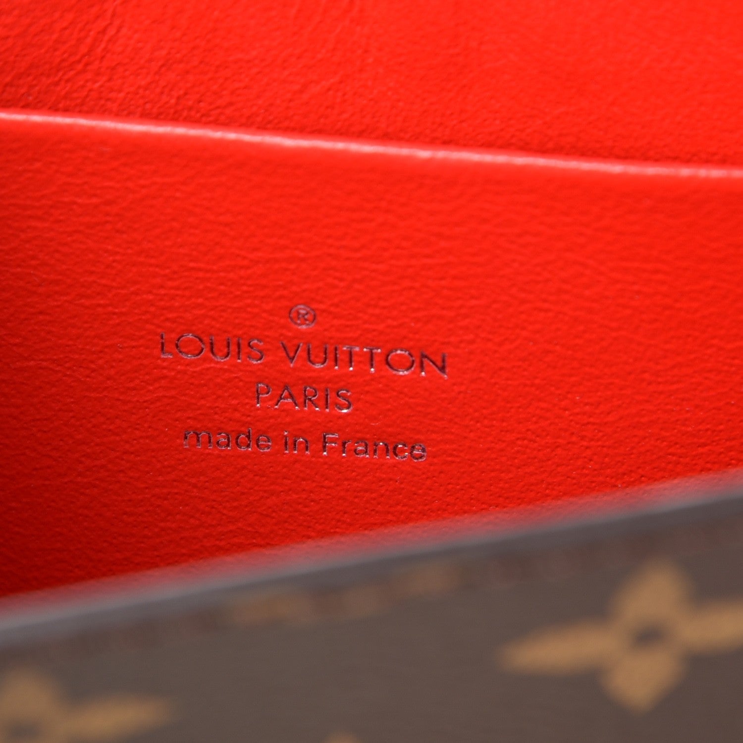 Louis Vuitton Monogram Pochette Mask PM Rouge 6 of 8