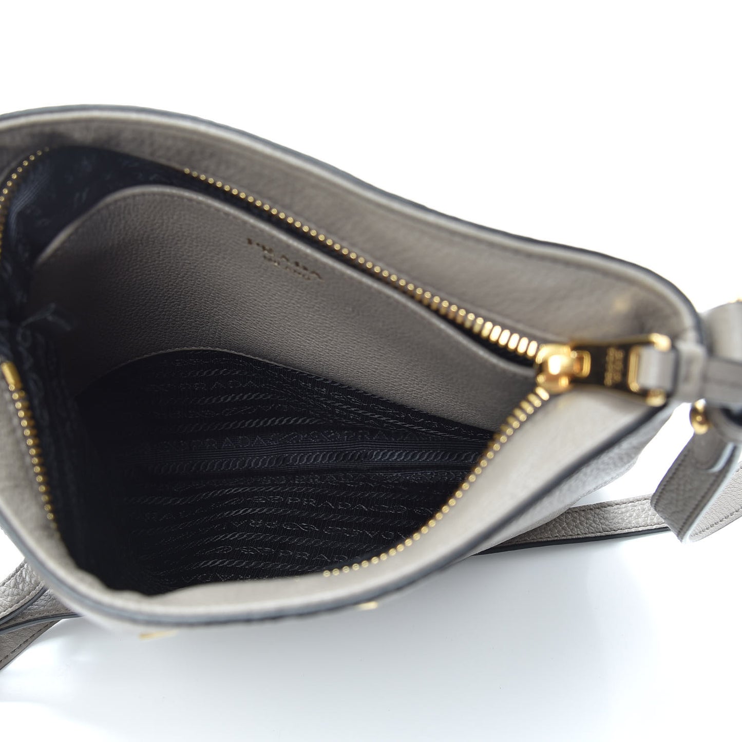 Vitello Daino Crossbody Bag Argilla