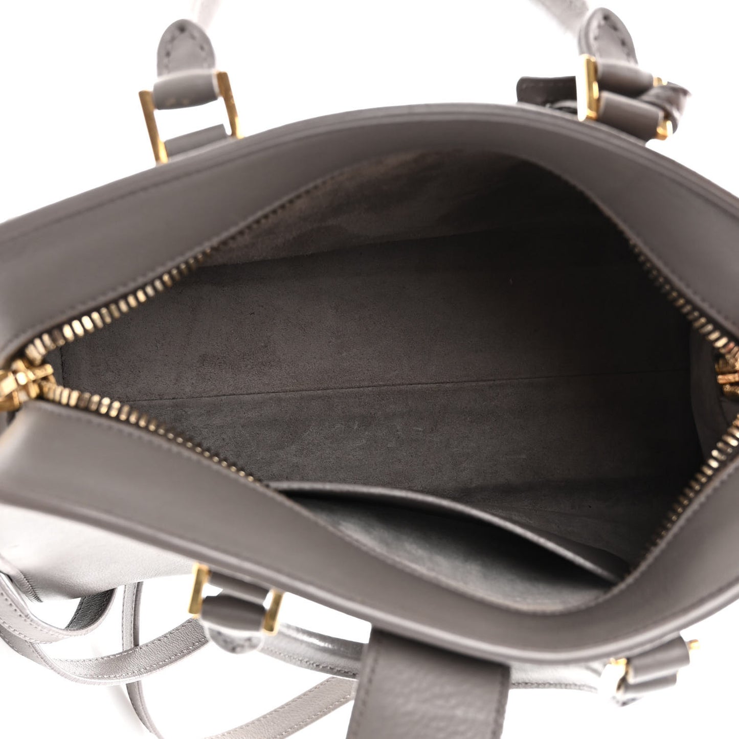 Calfskin Monogram Baby Cabas Fog