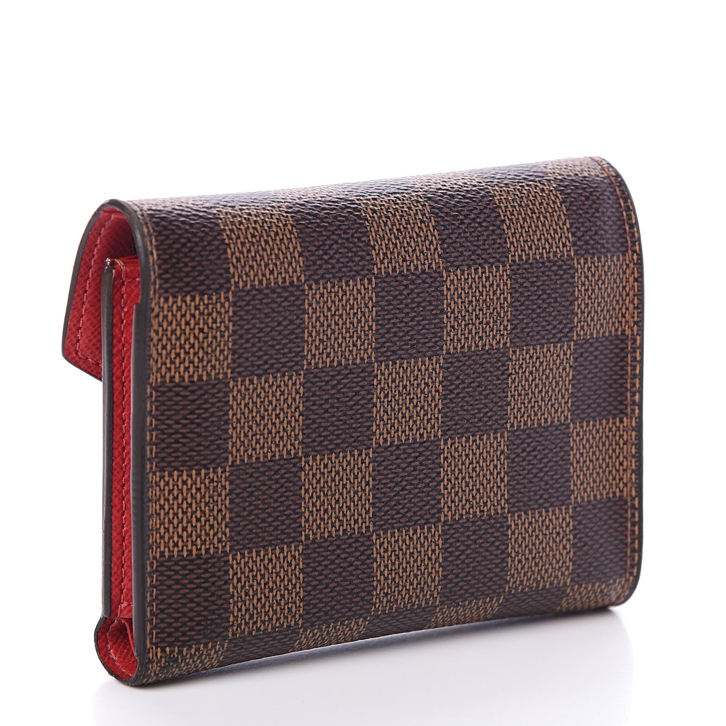 Damier Ebene Victorine Wallet Red