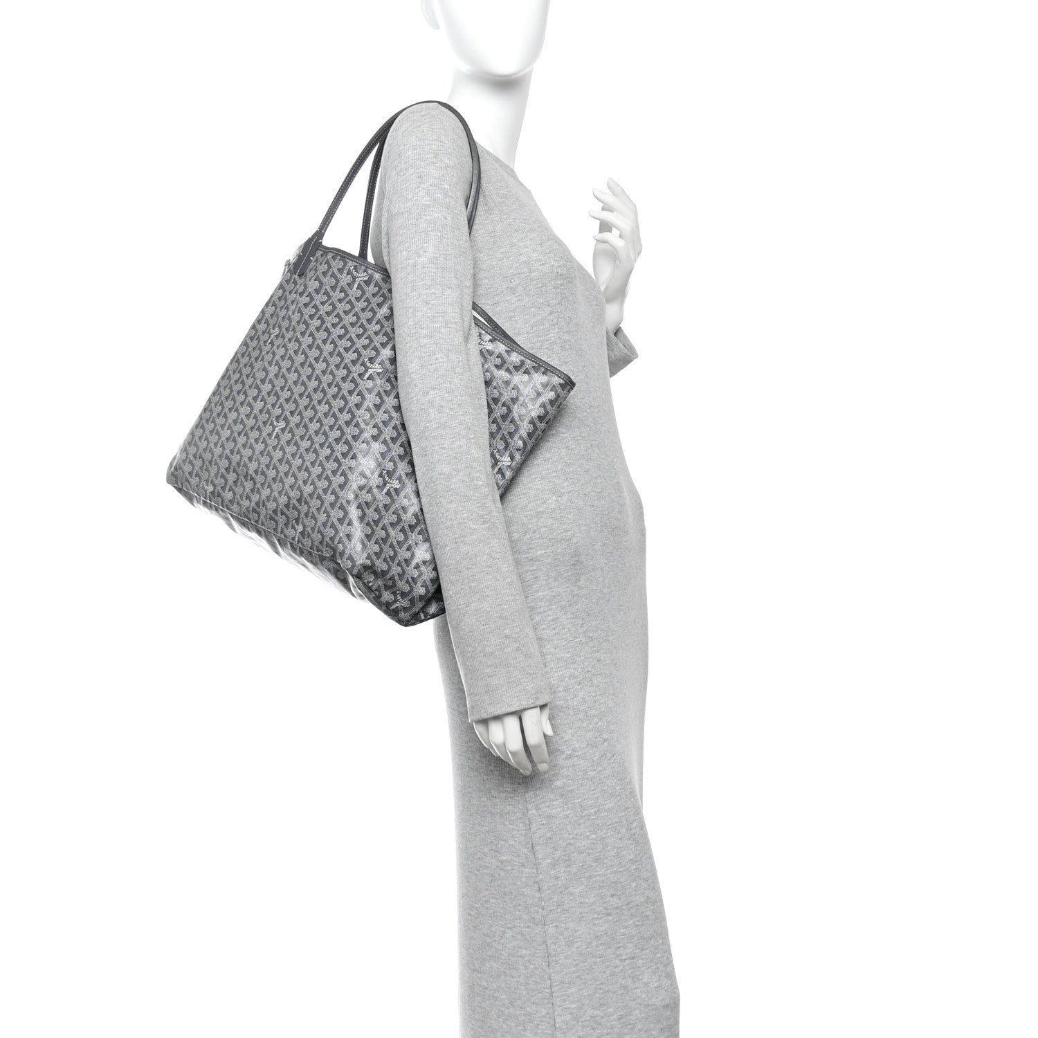 Goyard Goyardine Saint Louis GM Grey 2 of 11