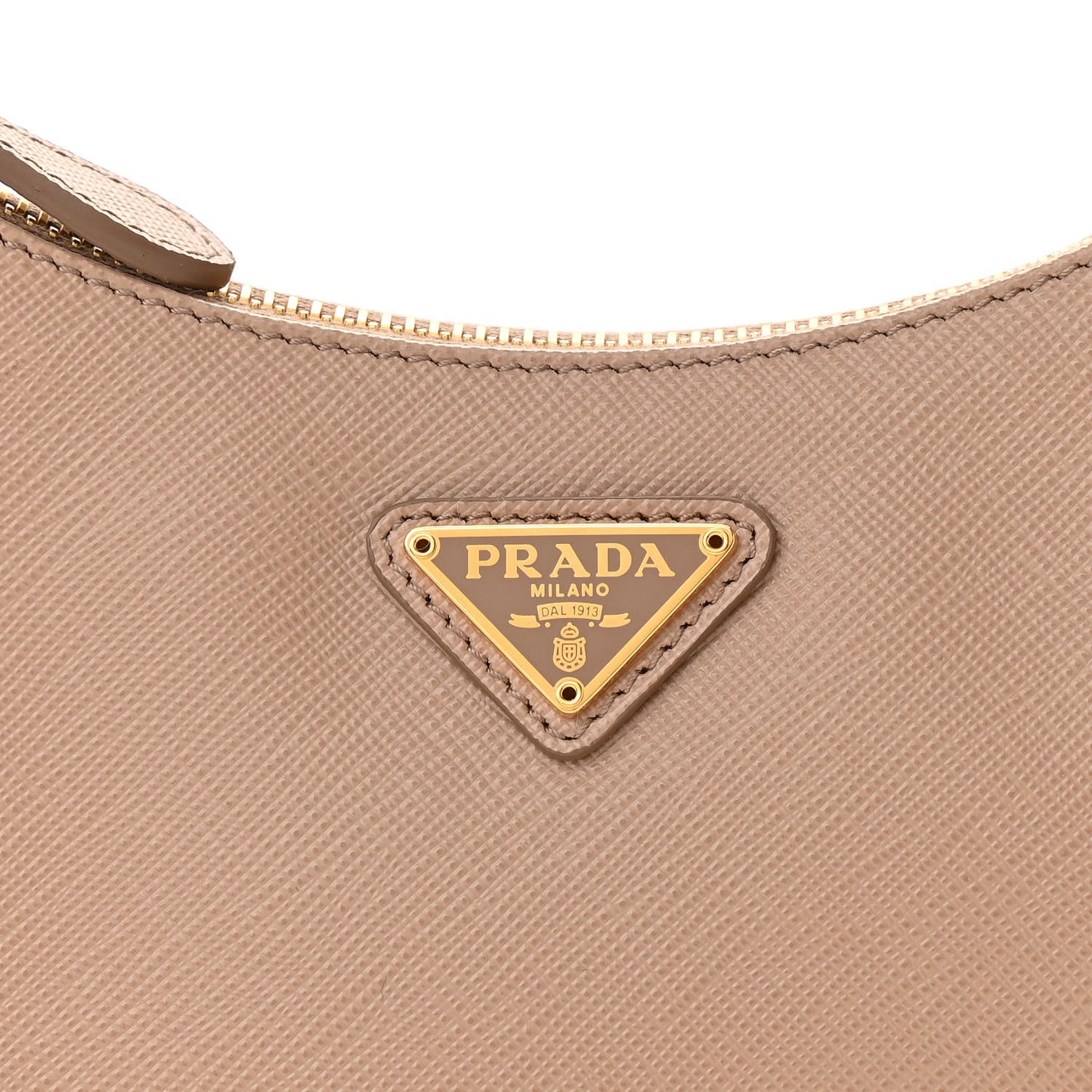 Saffiano Re-Edition 2005 Shoulder Bag Cammeo Beige