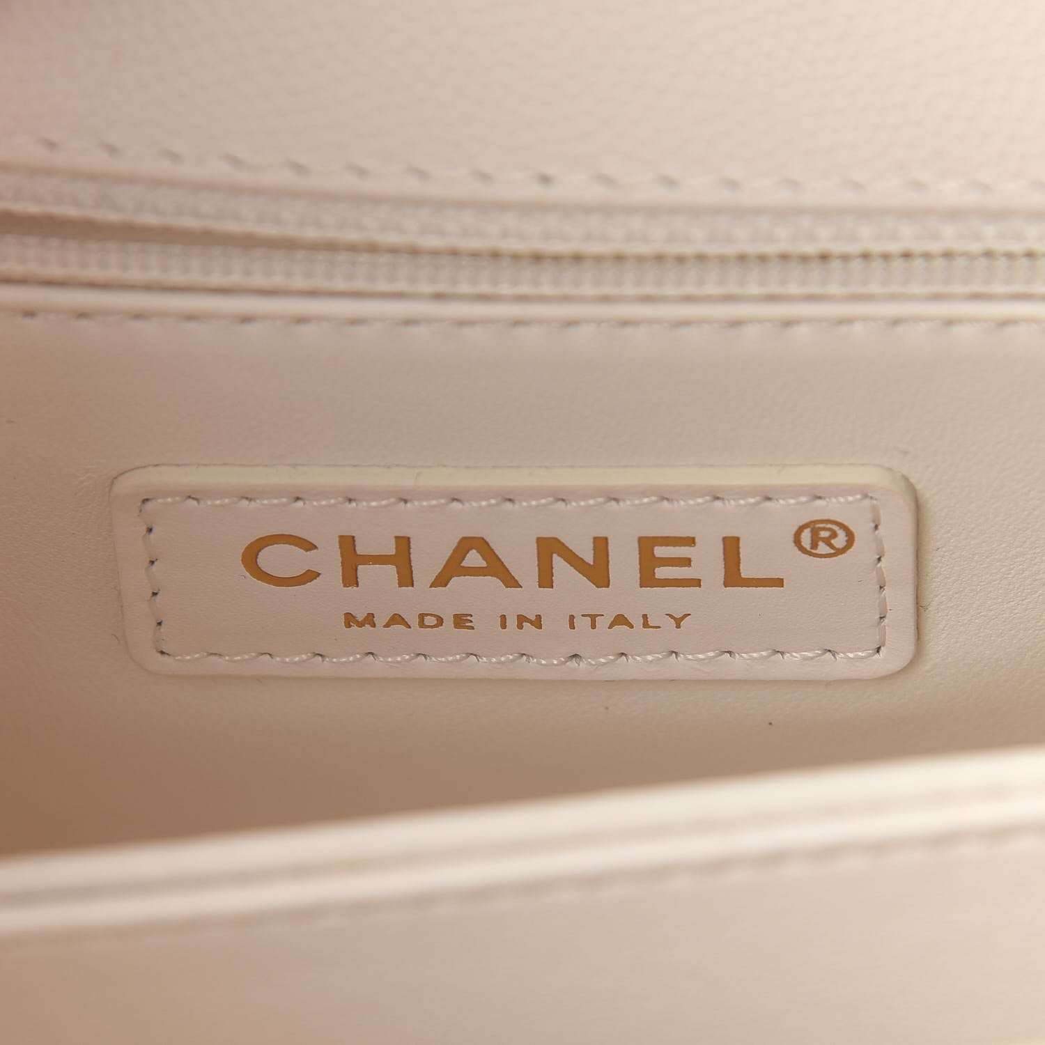 Chanel Caviar Quilted Mini Coco Handle Flap White 6 of 9