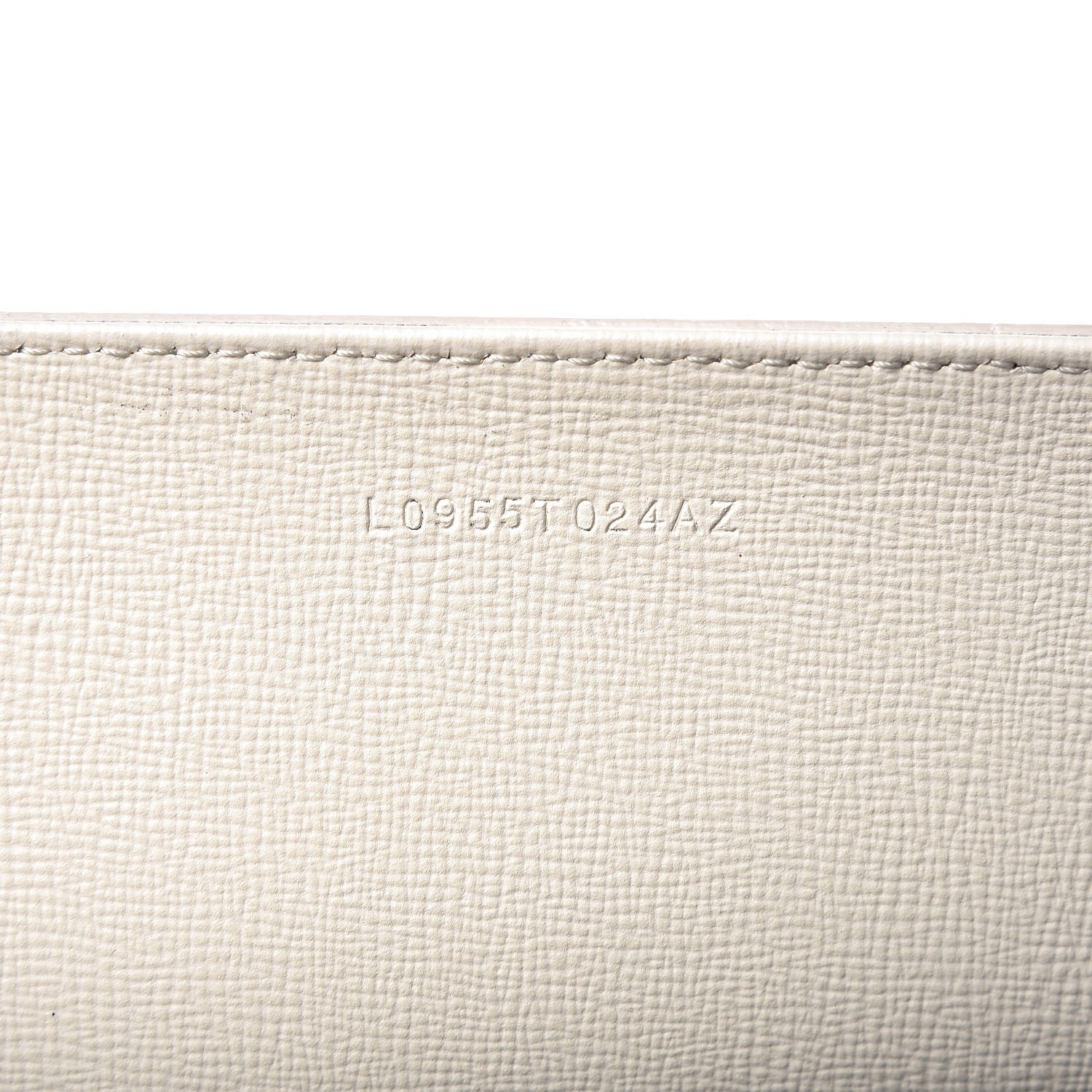 Tom Ford Grained Calfskin Small T Tote White 6 of 14