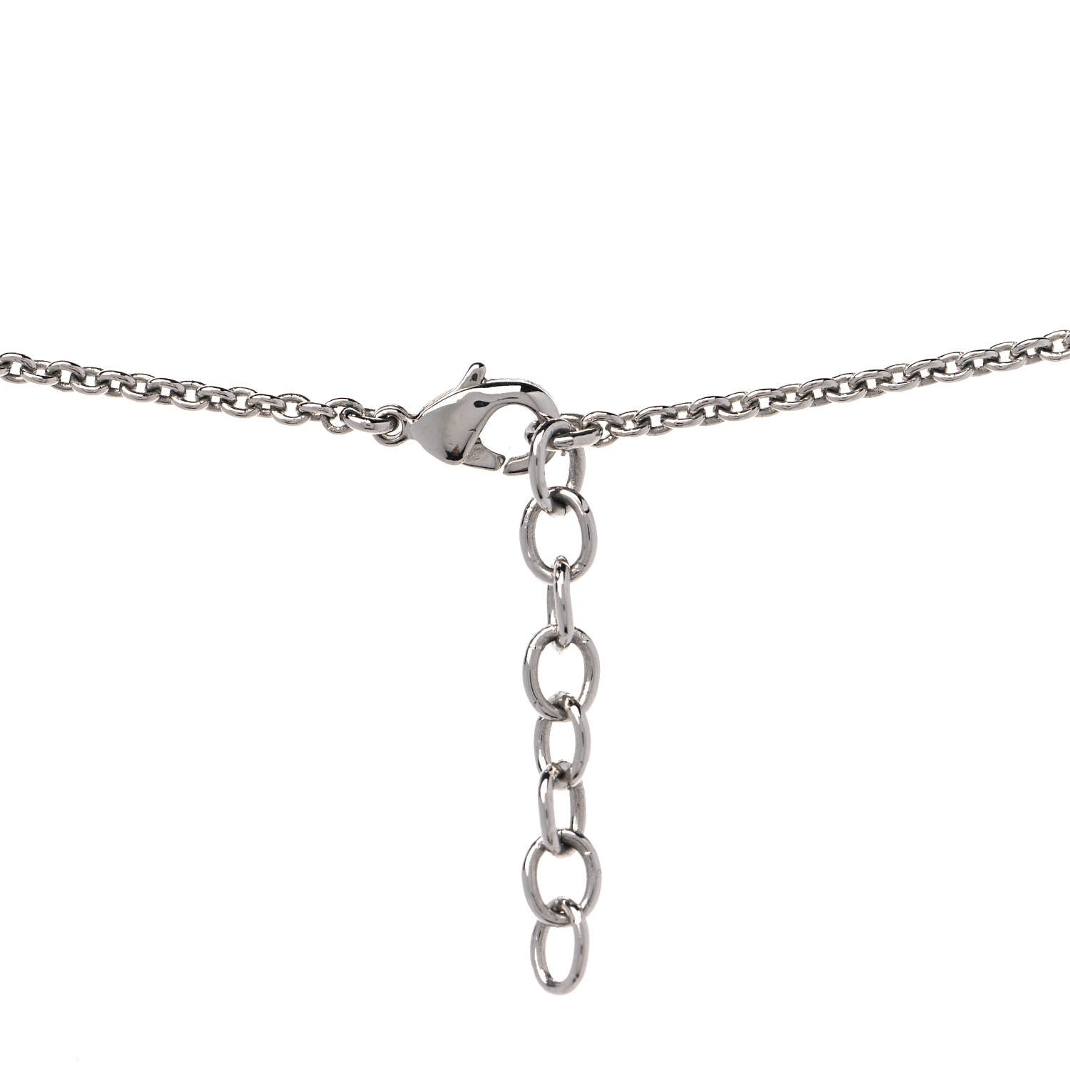 Louis Vuitton Essential V Necklace Silver 3 of 4