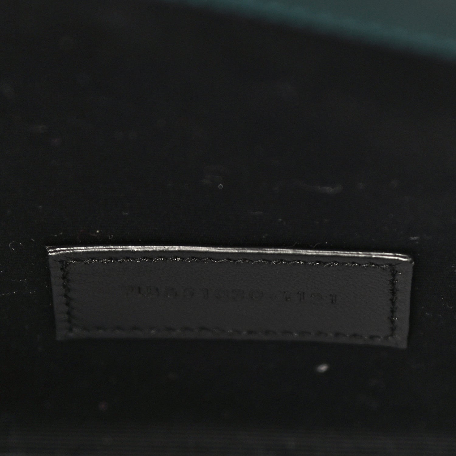Saint Laurent Grain De Poudre Textured Mixed Matelasse Triquilt Monogram Clutch Sea Turquois 7 of 11