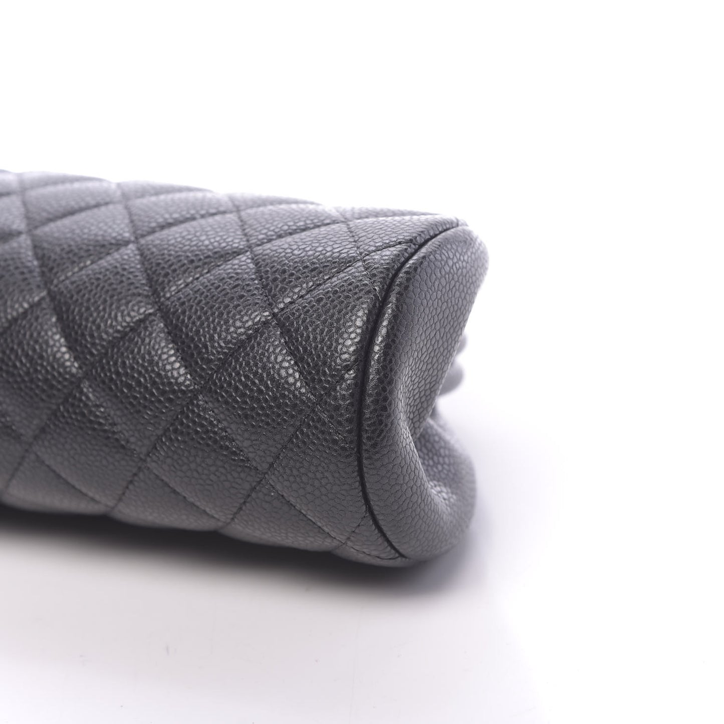 Caviar Quilted Timeless Clutch Black