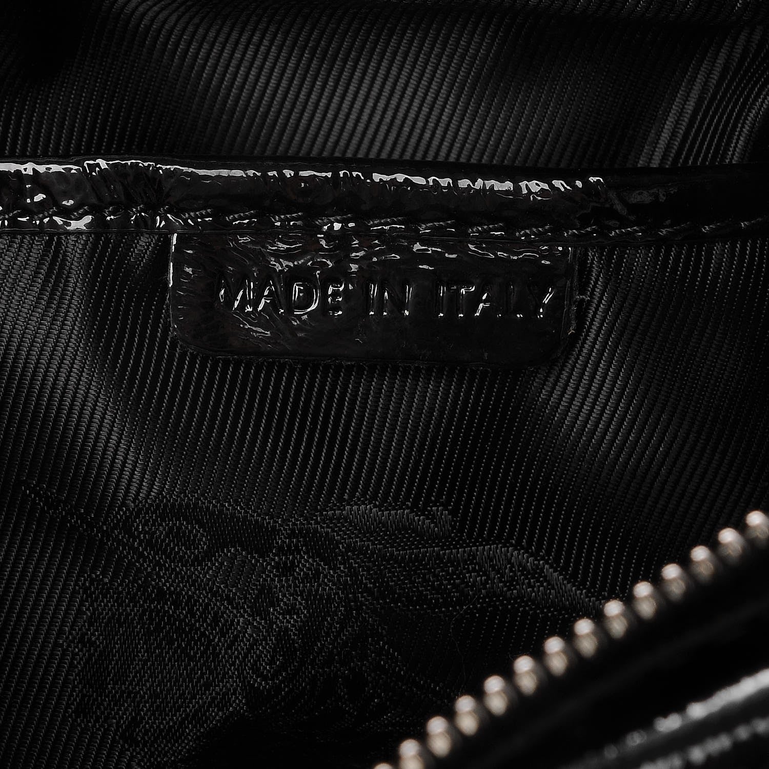 Burberry Patent Ruffled Medium Lowry Black 8 of 9