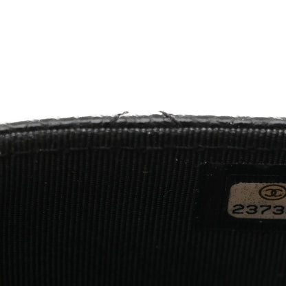 Chanel Caviar Quilted Flap Card Holder Wallet Black 8 of 9