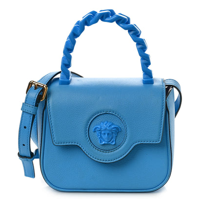 Versace Calfskin Mini La Medusa Bag DV Blue 1 of 9