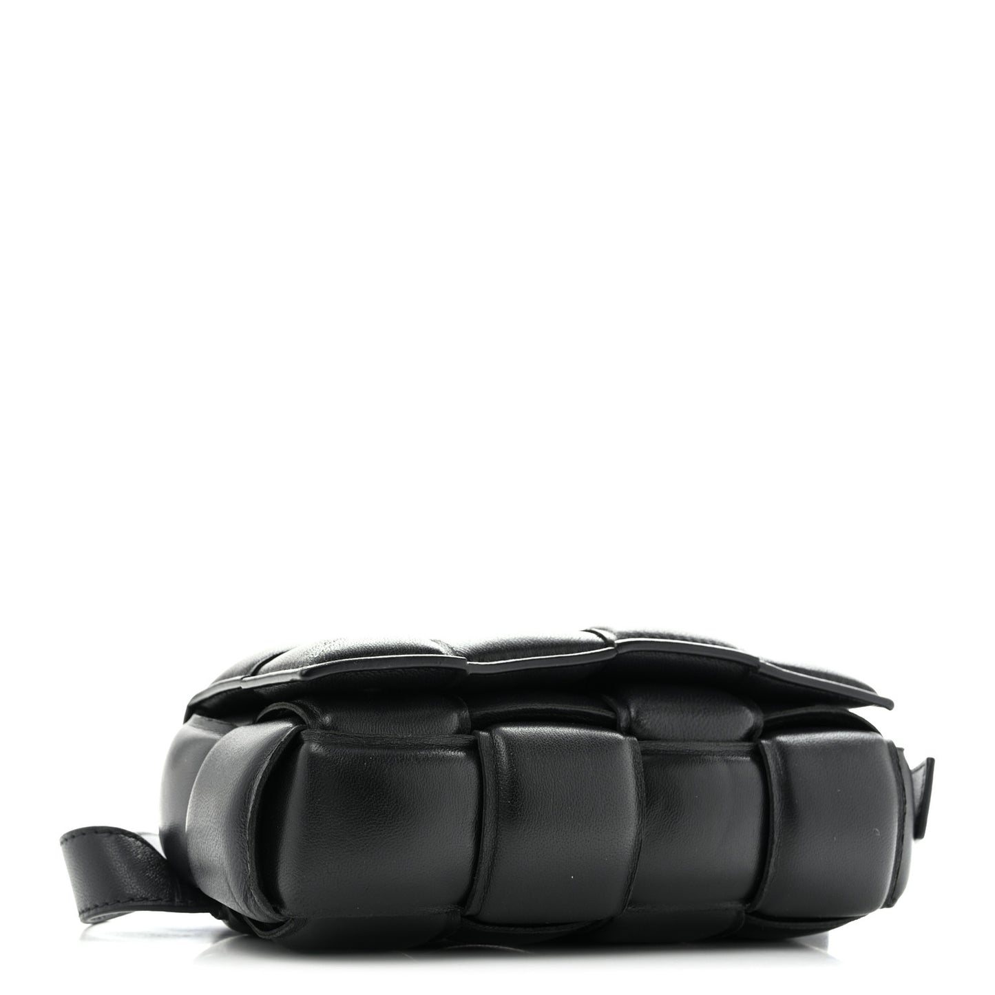 Nappa Maxi Intrecciato Padded The Belt Cassette Bag Black