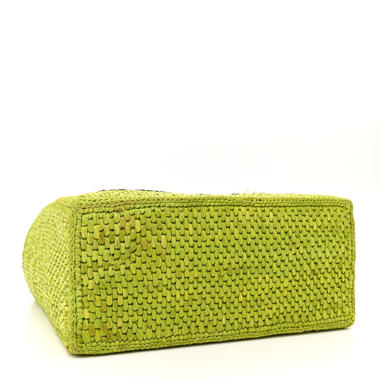 Loewe X PAULA'S IBIZA Raffia Font Tote Meadow Green 4 of 11