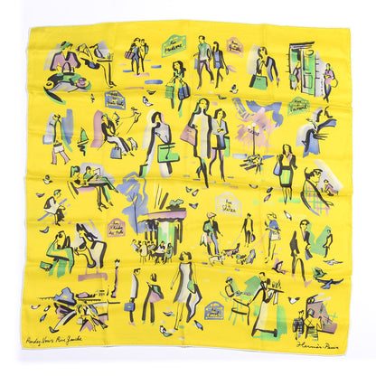 Hermes Silk Rendez Vous Rive Gauche Scarf 70 1 of 4