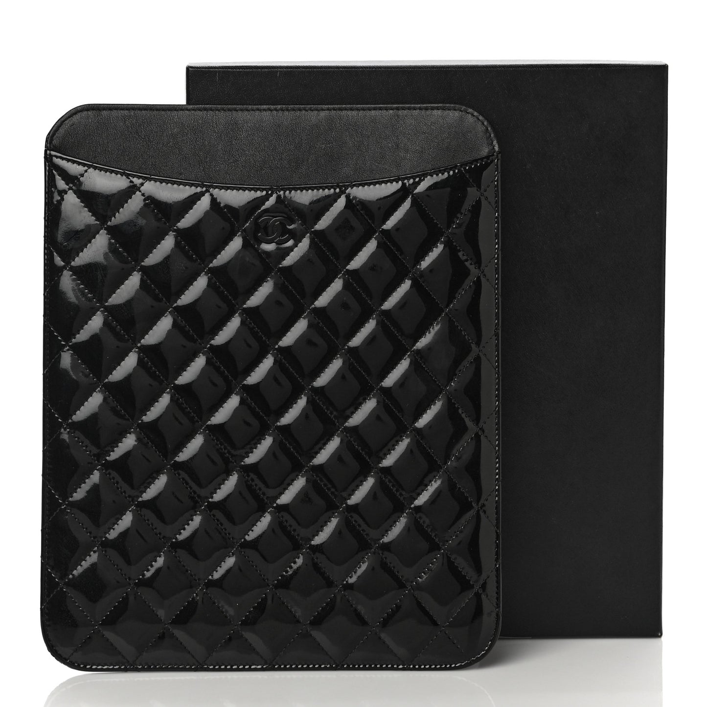 Patent Quilted iPad Case Black