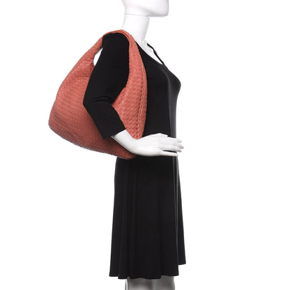 Bottega Veneta Nappa Intrecciato Large Veneta Hobo Quarzo 2 of 10