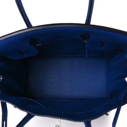 Hermes Togo Birkin 30 Bleu Royal 5 of 9