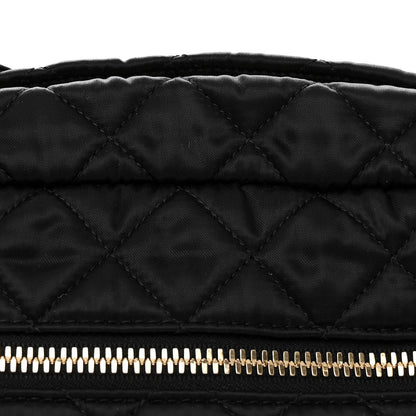 Chanel Satin Quilted Paris-Hamburg Camera Bag Black 8 of 10