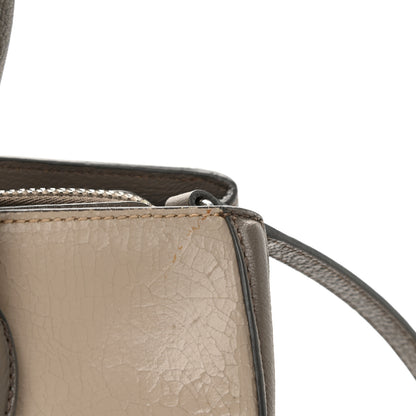 Miu Miu Crackled Goatskin Top Handle Tote Pomice Argilla 11 of 15