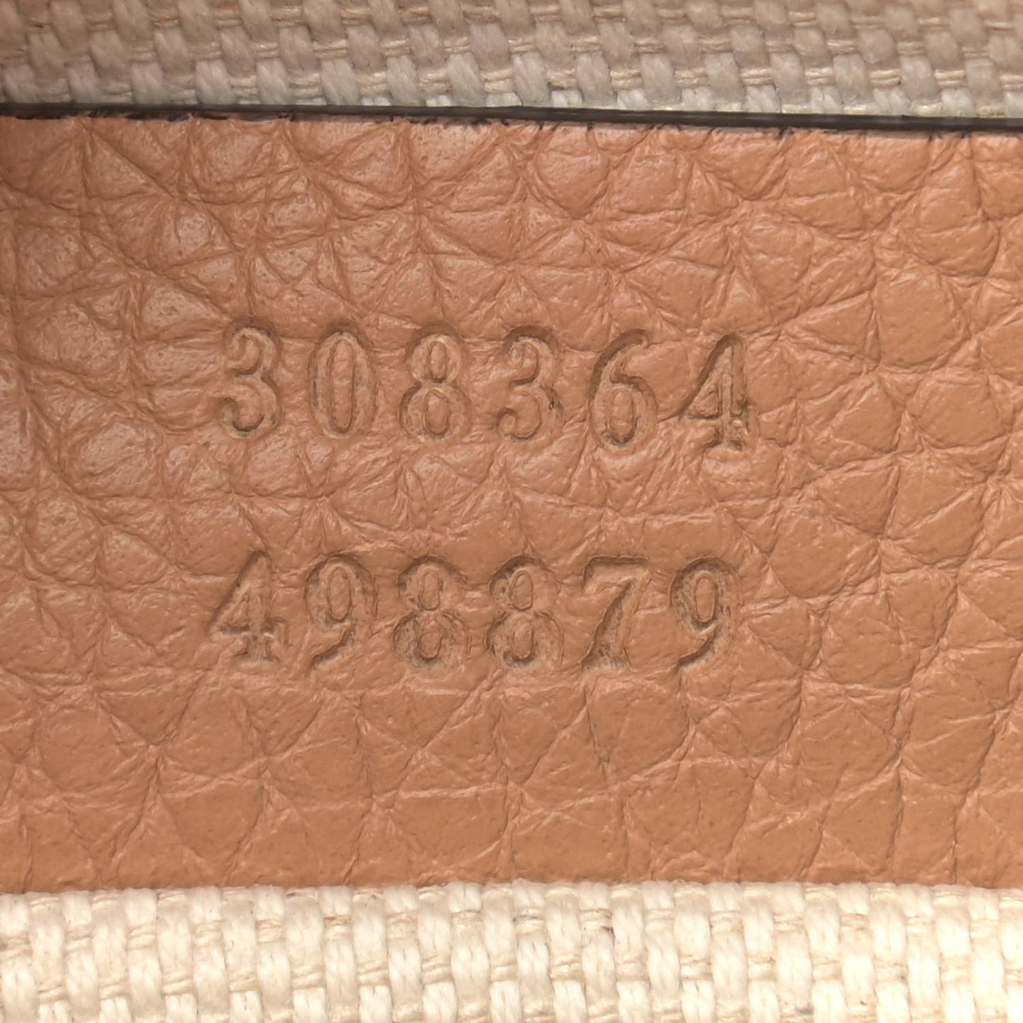 Pebbled Calfskin Small Soho Disco Bag Camelia