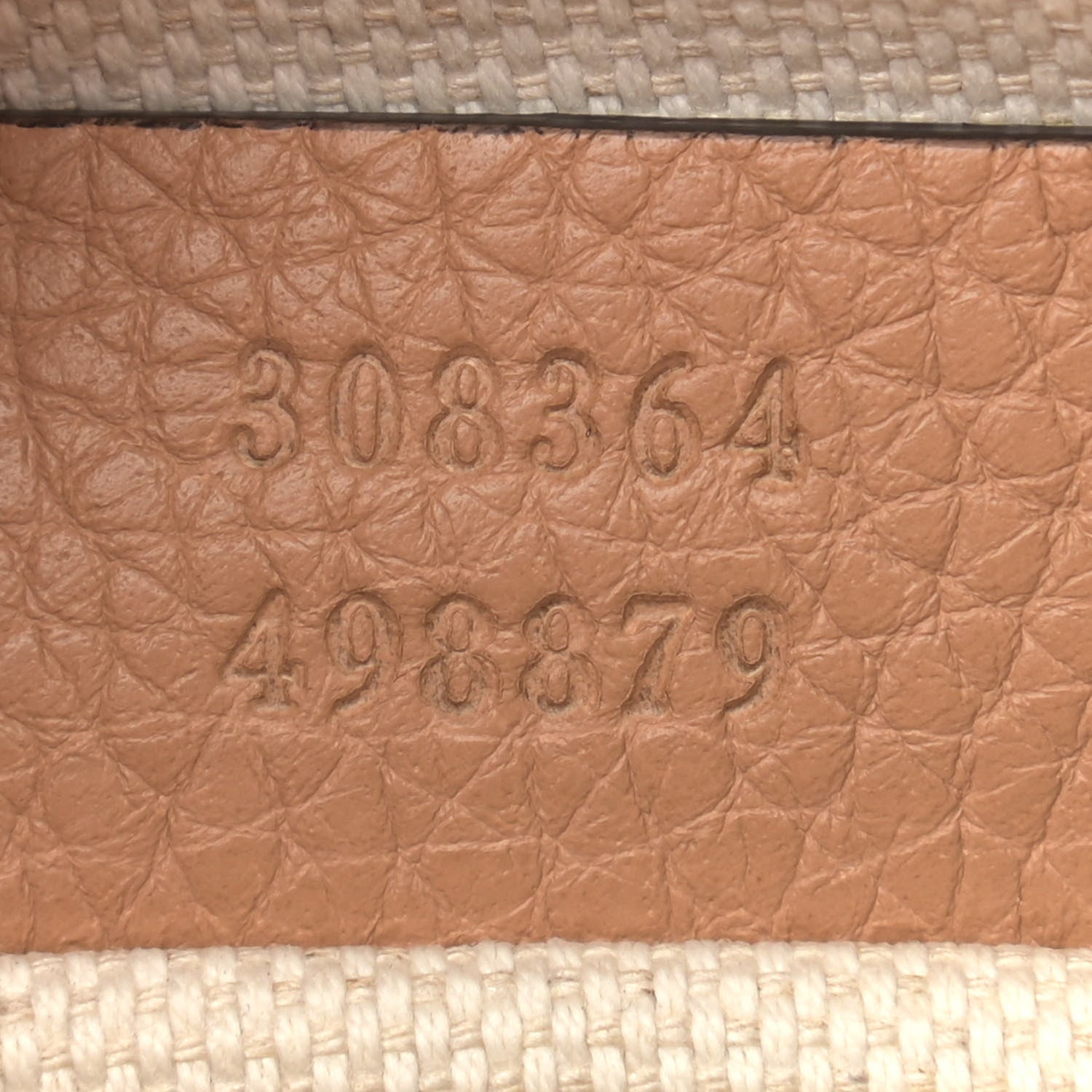 Gucci Pebbled Calfskin Small Soho Disco Bag Camelia 7 of 11