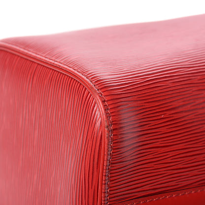 Louis Vuitton Epi Speedy 25 Castillan Red 12 of 15