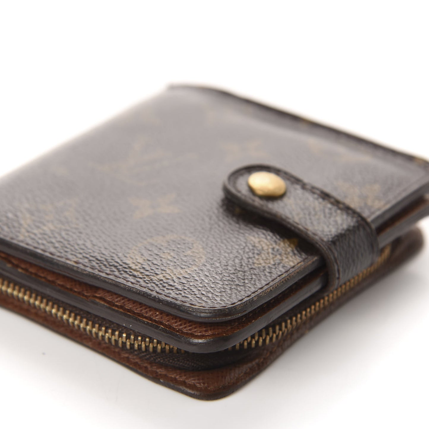 Monogram Compact Zippe Zipped Wallet