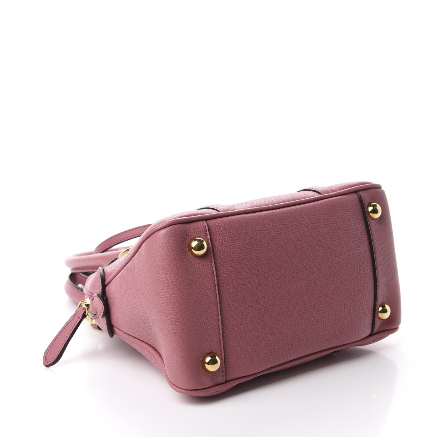 Burberry Derby Calfskin Small Milverton Satchel Mauve Pink 4 of 11