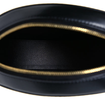 Celine Smooth Calfskin Oval Purse Crossbody Black 6 of 10