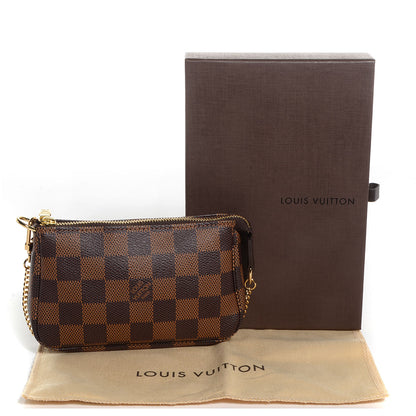 Louis Vuitton Damier Ebene Mini Pochette Accessories 5 of 8