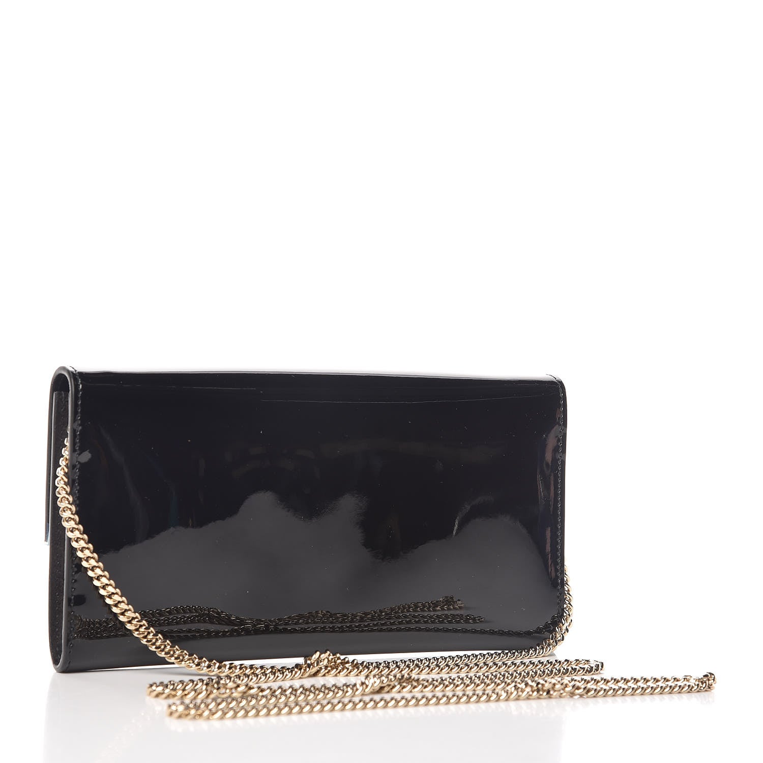 Jimmy Choo Patent Emmie Clutch Bag Black 3 of 10
