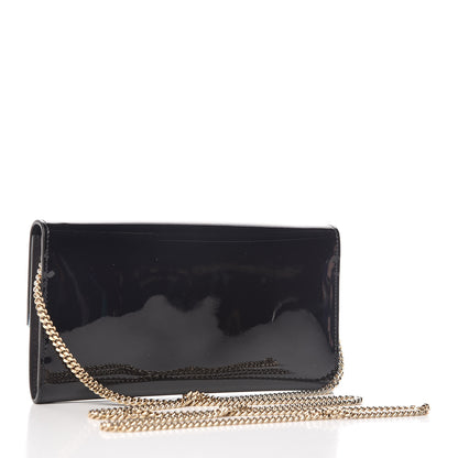 Jimmy Choo Patent Emmie Clutch Bag Black 3 of 10