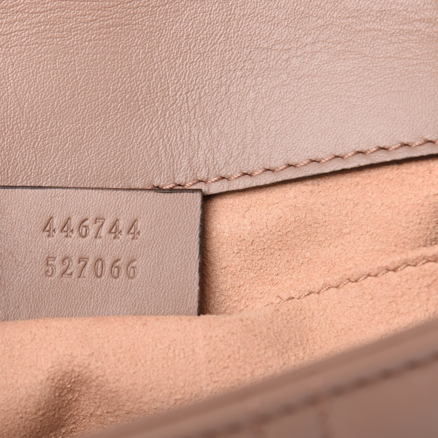 Gucci Calfskin Matelasse Studded Mini Pearly GG Marmont Shoulder Bag Porcelain Rose 7 of 12