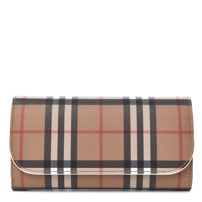 Burberry Vintage Check Continental Wallet White 1 of 6