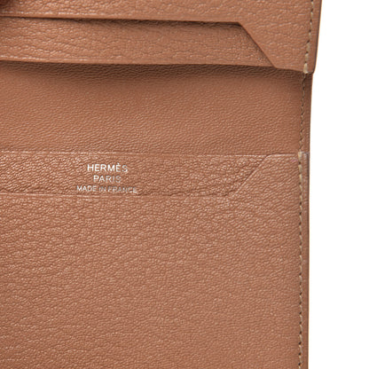Hermes Chevre Mysore Bearn Card Holder Wallet Quebracho 6 of 8