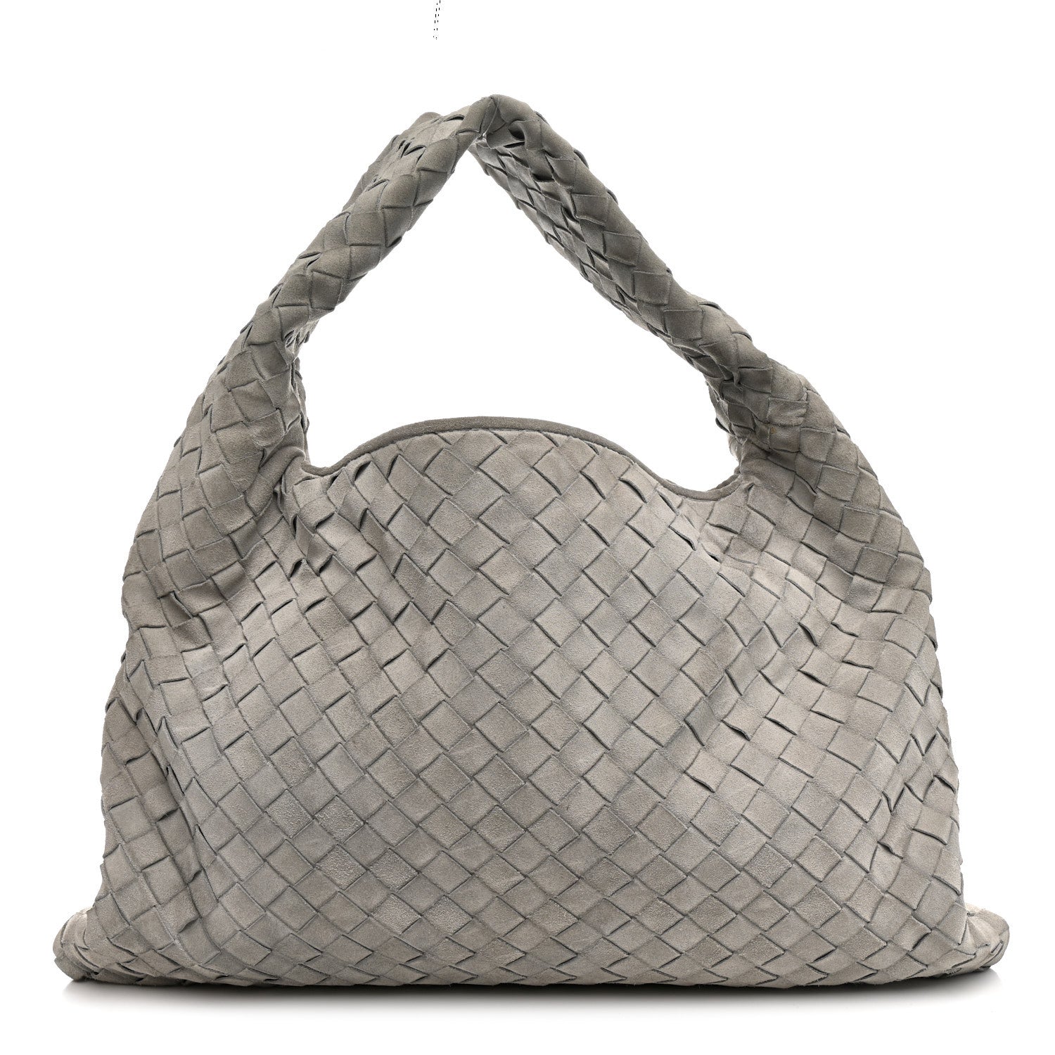 Bottega Veneta Suede Intrecciato Small Hop Sterling 1 of 11