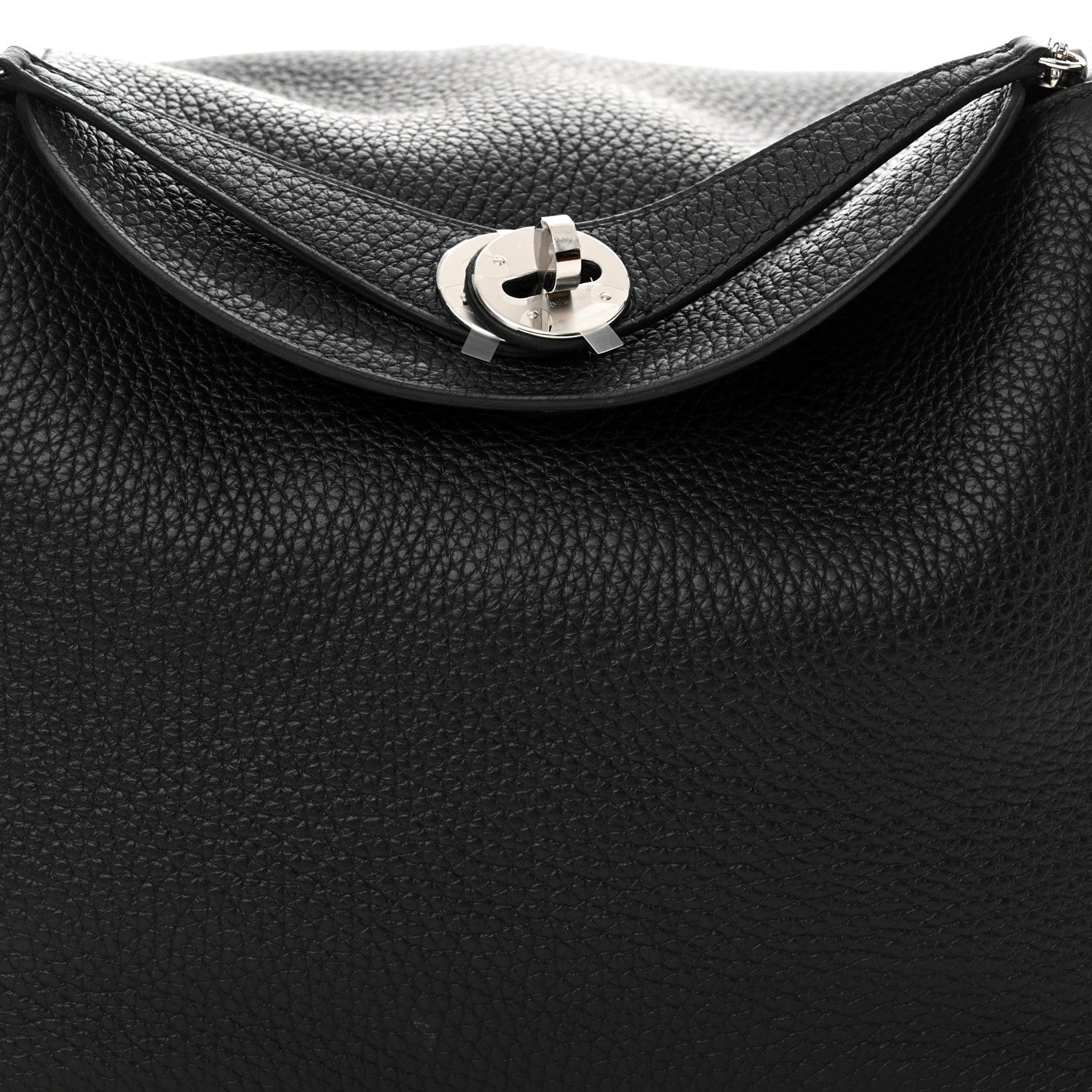 Hermes Taurillon Clemence Lindy 26 Black 8 of 12