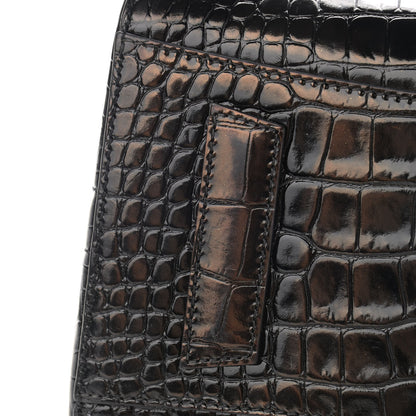 Givenchy Calfskin Crocodile Embossed Small Antigona Black 11 of 15