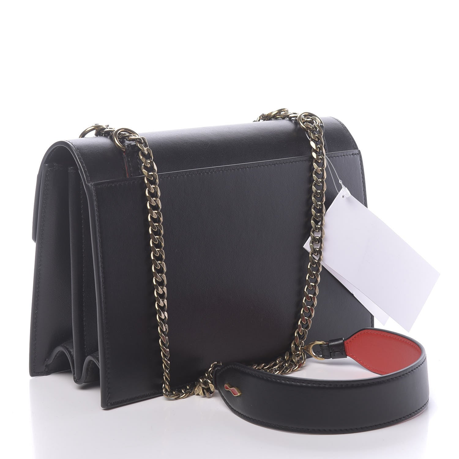 Christian Louboutin Calfskin Large Elisa Shoulder Bag Black 3 of 14