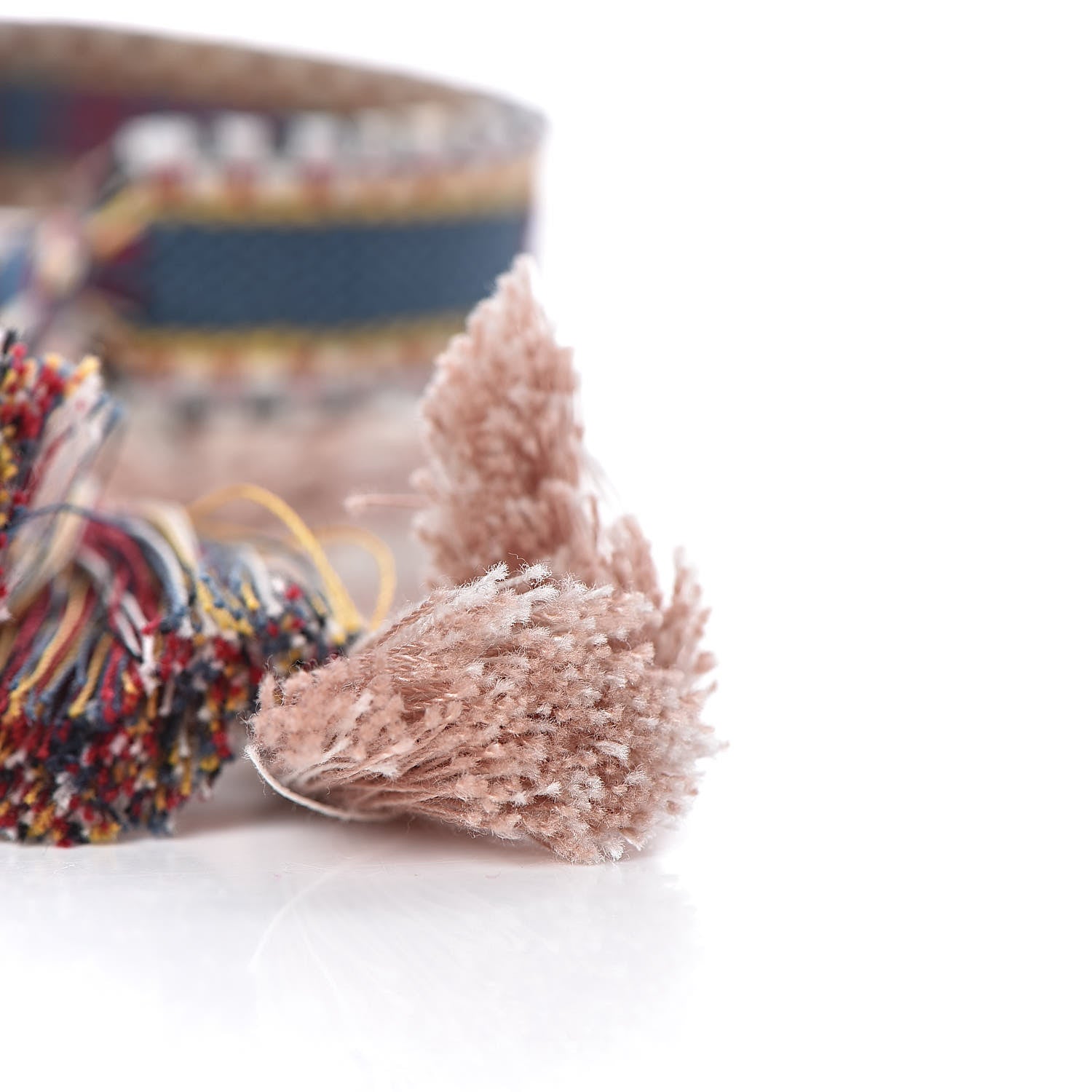 Christian Dior Woven Cotton J'Adior Friendship Bracelet Set Blue Nude 5 of 6