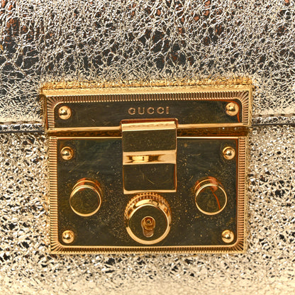 Gucci Galassia Small Padlock Shoulder Bag Platino 12 of 12