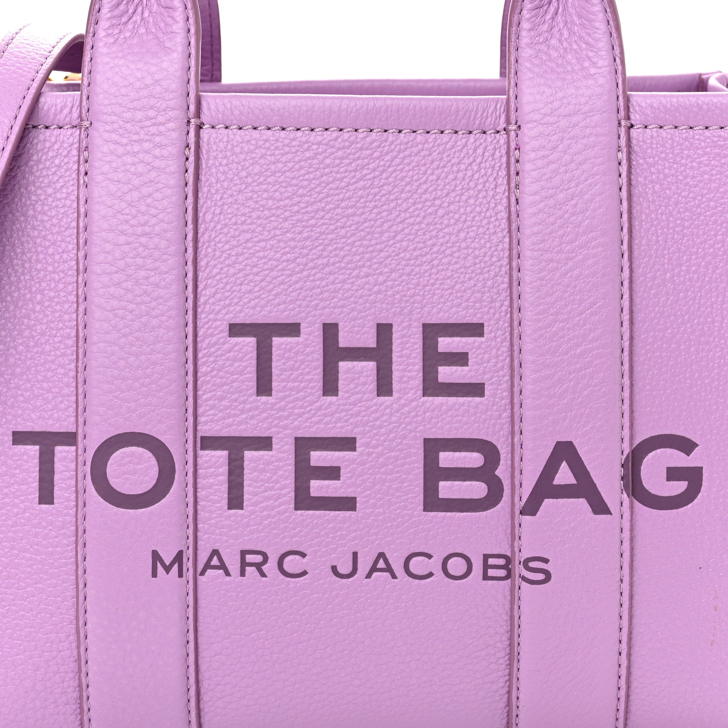 Marc Jacobs Grained Calfskin Small The Tote Bag Orchid Haze 9 of 12