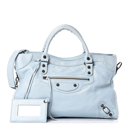 Balenciaga Agneau Classic Hardware City Bleu Dragee 1 of 21