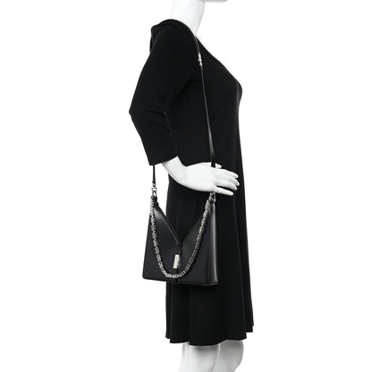Givenchy Box Calfskin Mini Cut Out Shoulder Bag Black 3 of 11