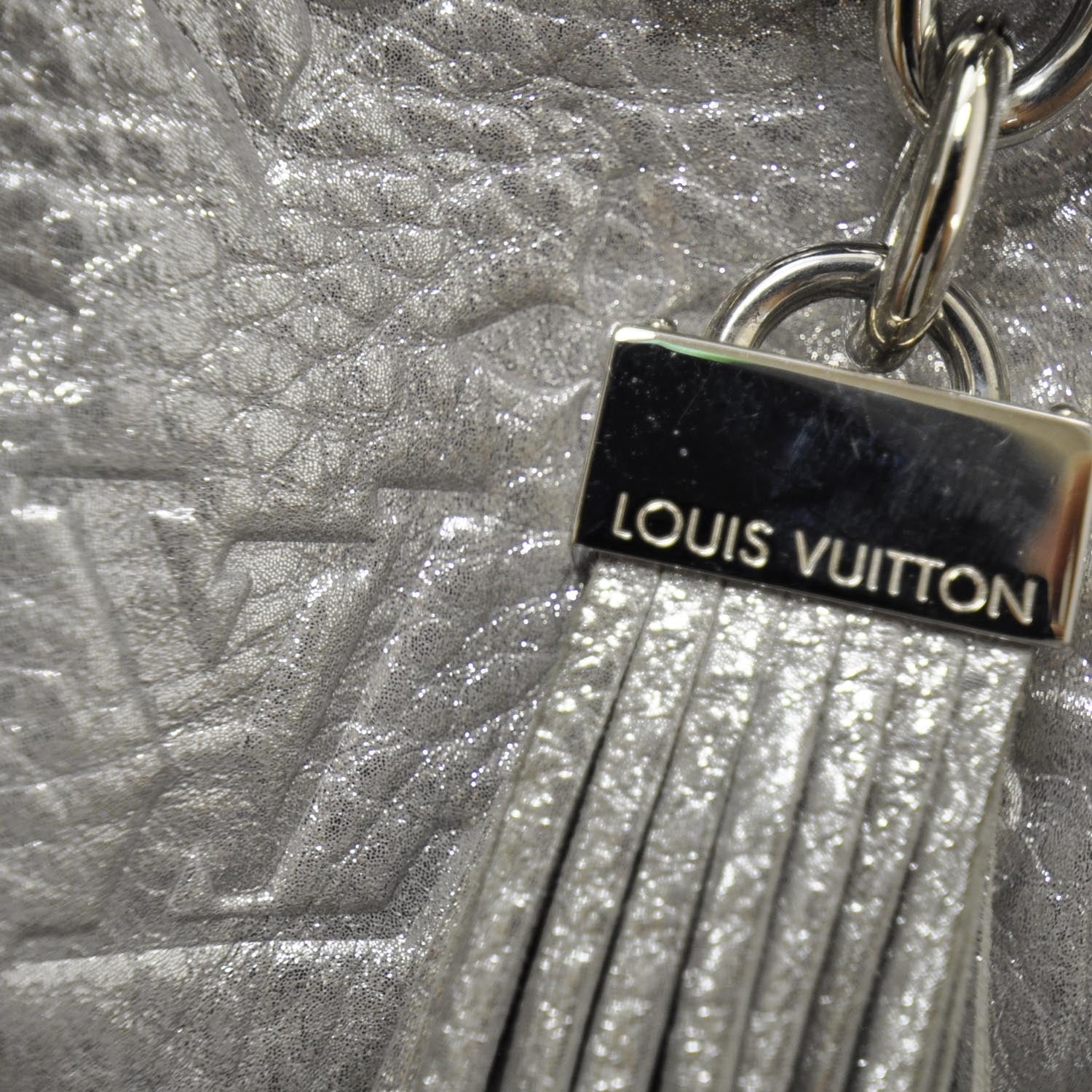 Louis Vuitton Monogram Shimmer Comete Silver 8 of 9