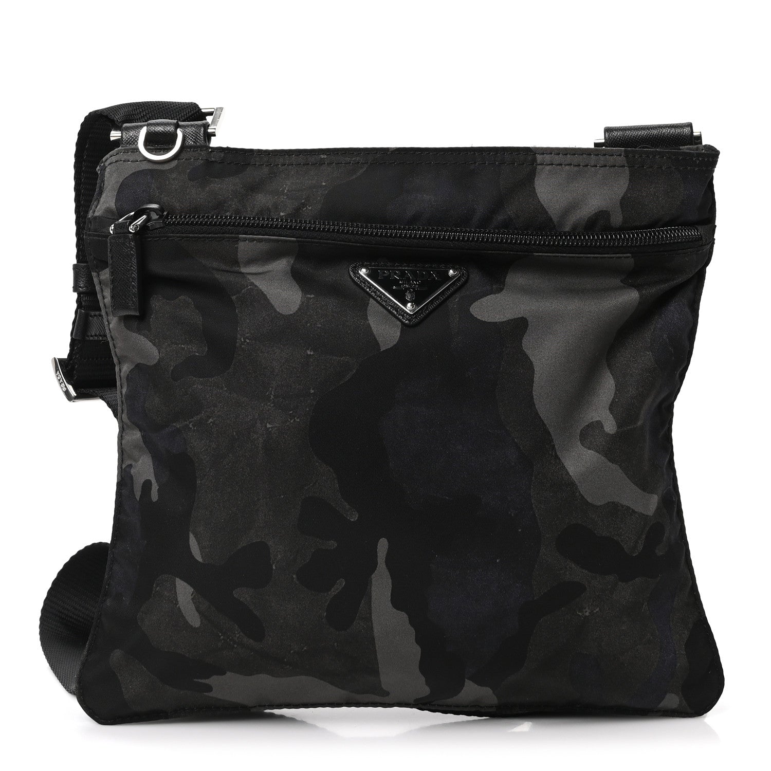 Prada Tessuto Nylon Camouflage Messenger 1 of 10