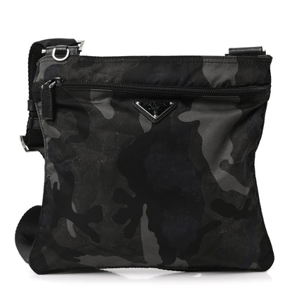Prada Tessuto Nylon Camouflage Messenger 1 of 10