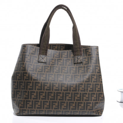 Fendi Zucca Spalmati Large Tote Tobacco 1 of 7